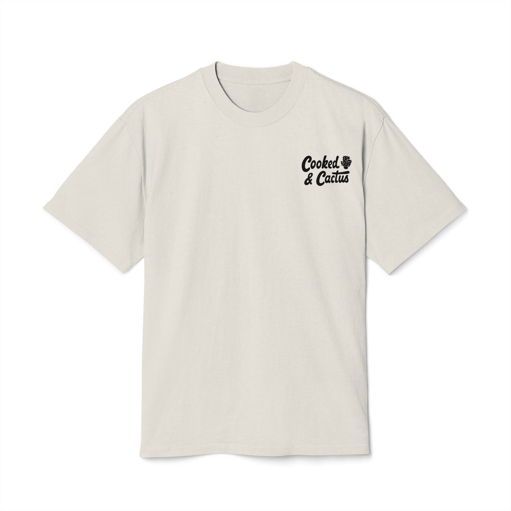 Cooked & Cactus Oversized Print T-Shirt