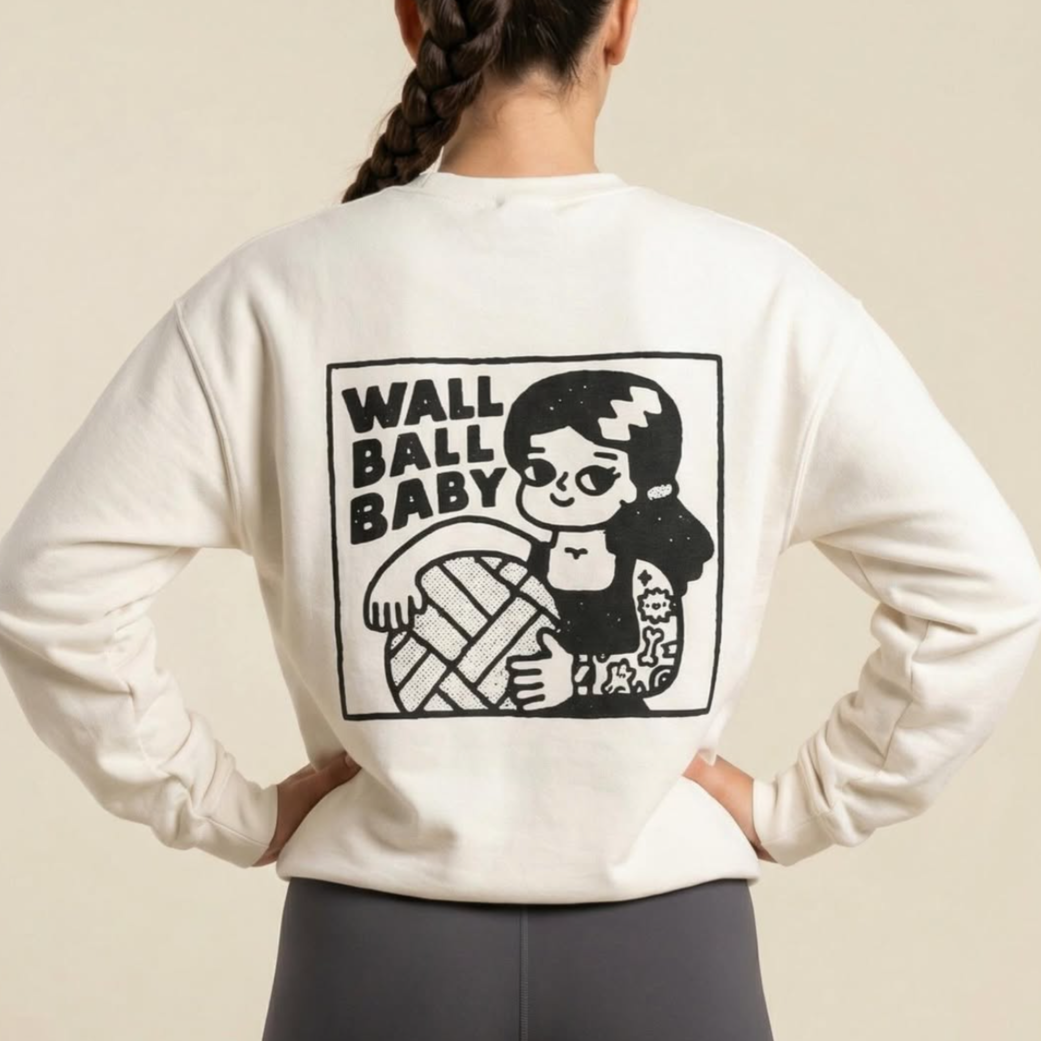 Wall Ball Baby Crewneck Sweatshirt
