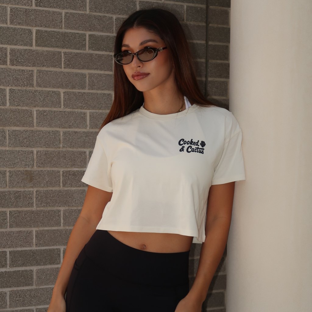 Wall Ball Baby Women's Crop Tee