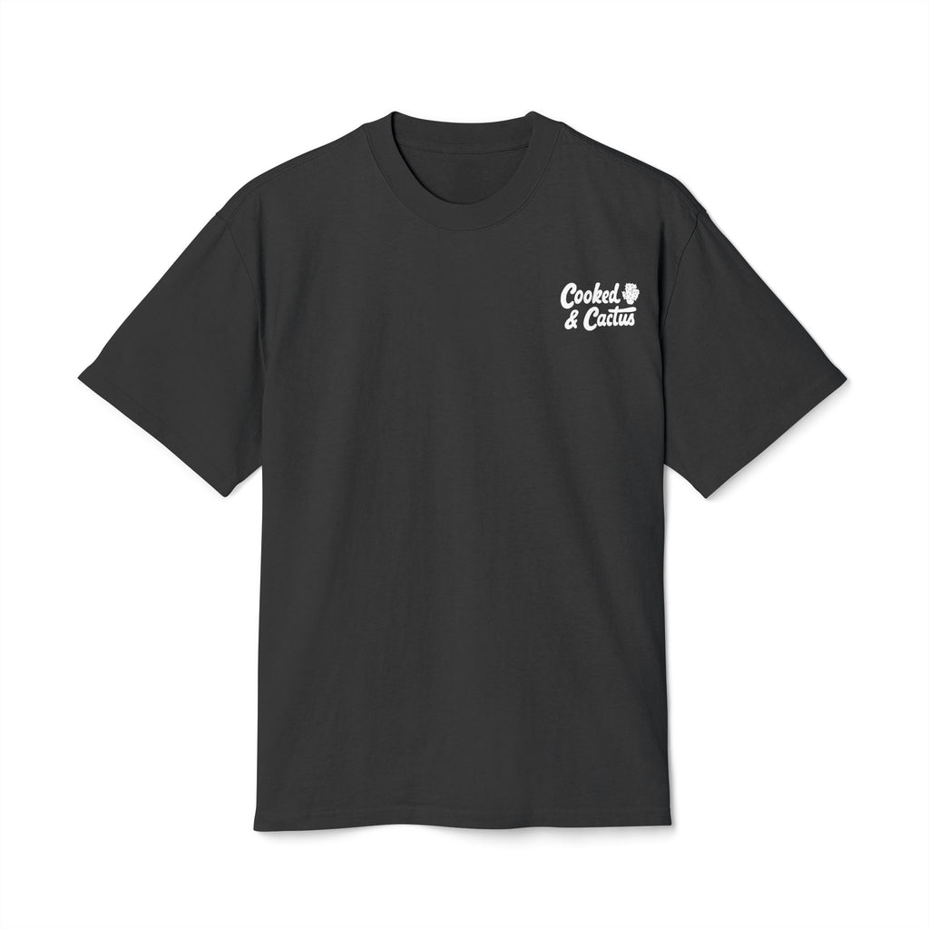Cooked & Cactus Oversized Print T-Shirt