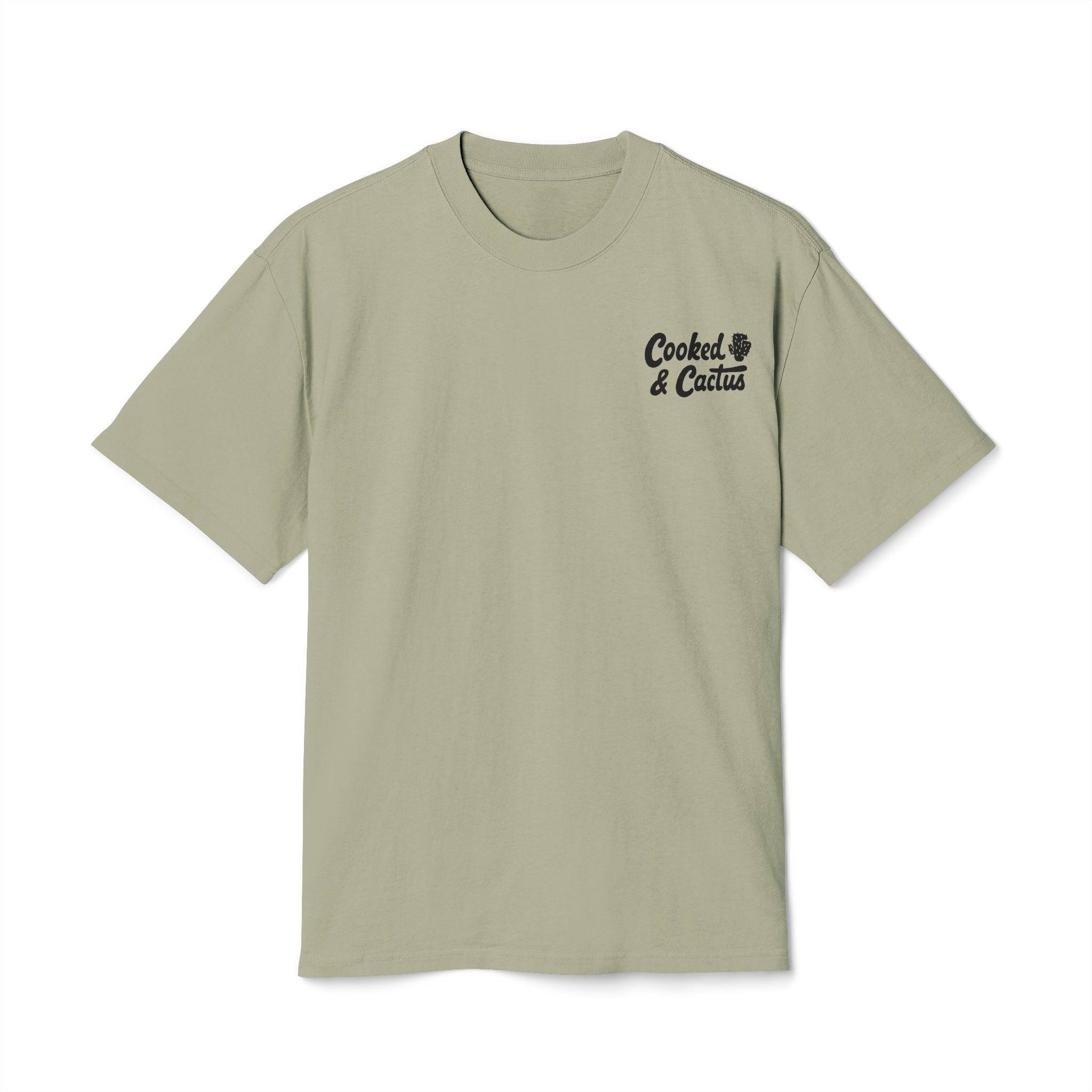 Cooked & Cactus Oversized Print T-Shirt